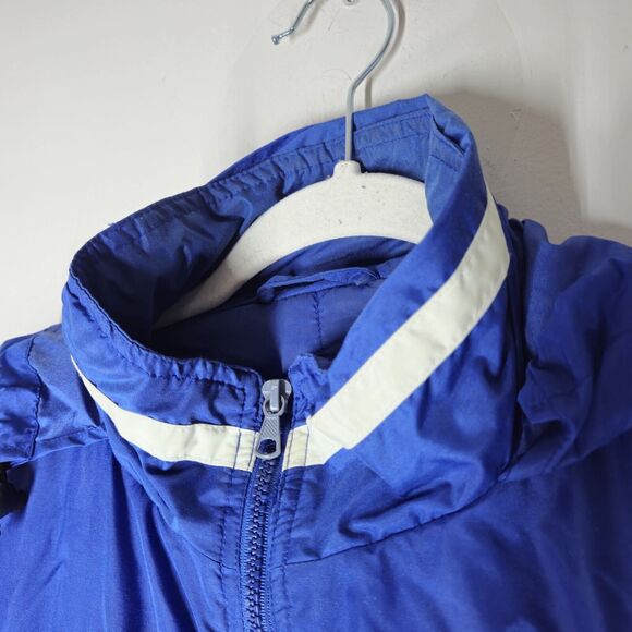 Vintage NASCAR Rusty Wallace Penske Racing #2 Jacket Puffer Adult XL Blue - Picture 2 of 8